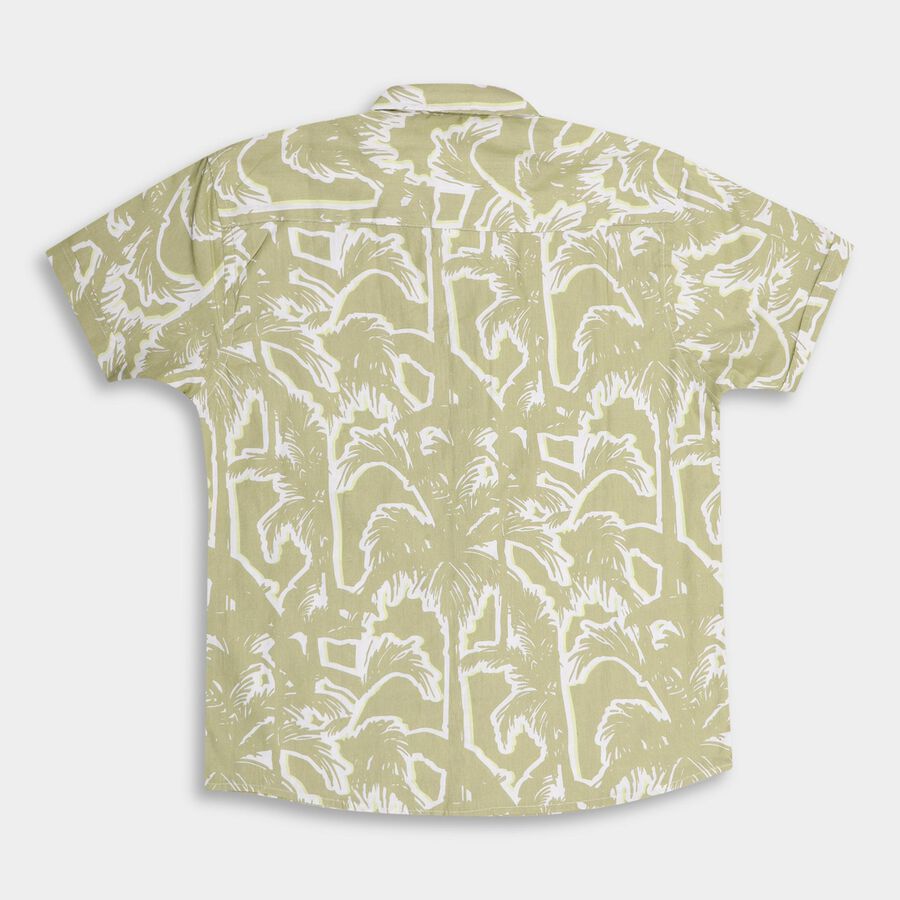 Boys' 100% Cotton Casual Shirt , Light Green, large image number null