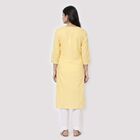 Ladies' Kurta, Yellow, small