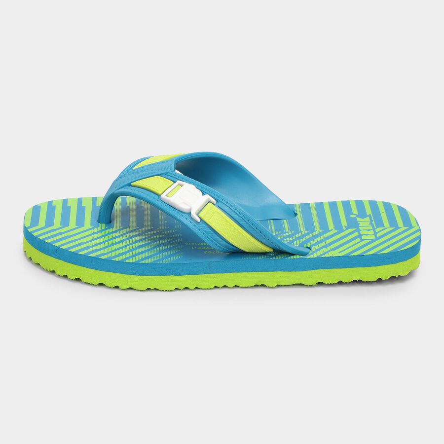 Boys' Slipper, Teal Blue, large image number null