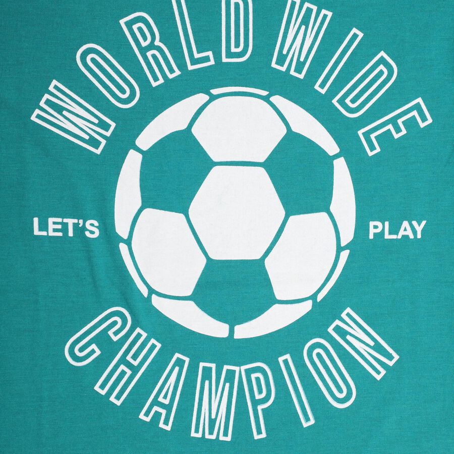 Boys' Half Sleeves T-Shirt , Dark Green, large image number null
