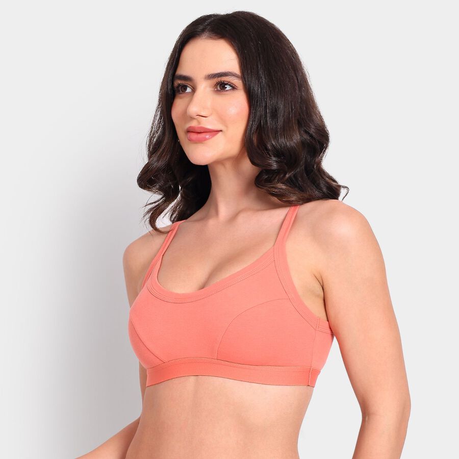 Ladies' Cotton Bra, गुलाबी, large image number null