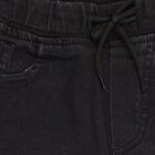 Boys' Dusty Charcoal Black Slim Fit Basic Jeans, Black, small image number null