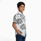 Boys' 100% Cotton Casual Shirt, White, small image number null