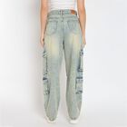 Ladies' 100% Cotton Jeans , Ice Blue, small image number null