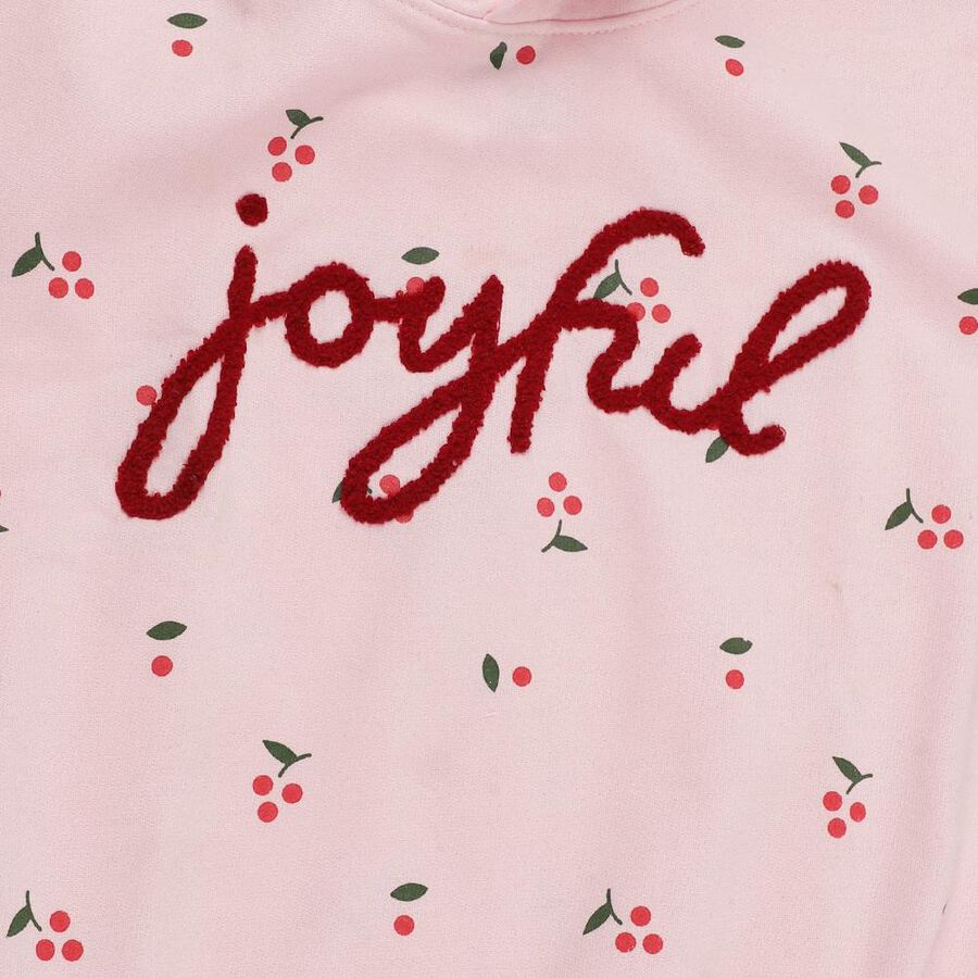 Girls' Sweatshirt, Light Pink, large image number null