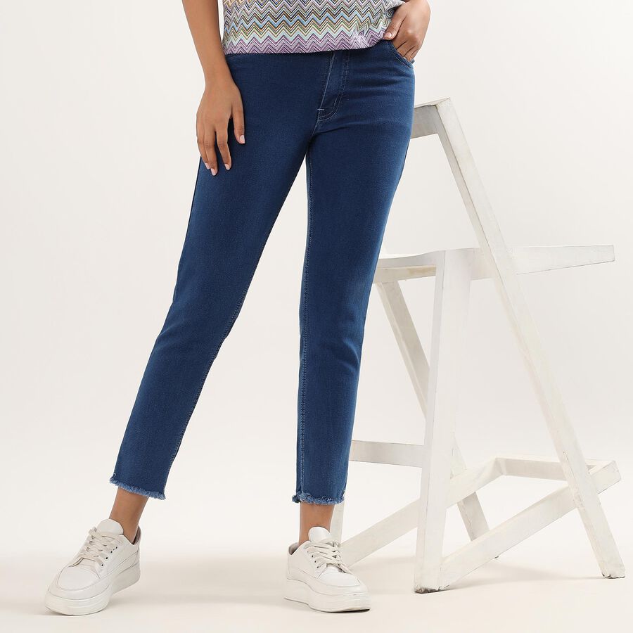 Ladies' Jeans, Mid Blue, large image number null