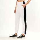Ladies' Track Pants, Ecru Melange, small
