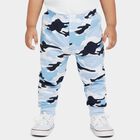 Infants Blue Camouflage Printed Cotton Pyjama, Light Blue, small
