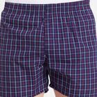 Checks Inner Elastic Boxers, Navy Blue, small image number null