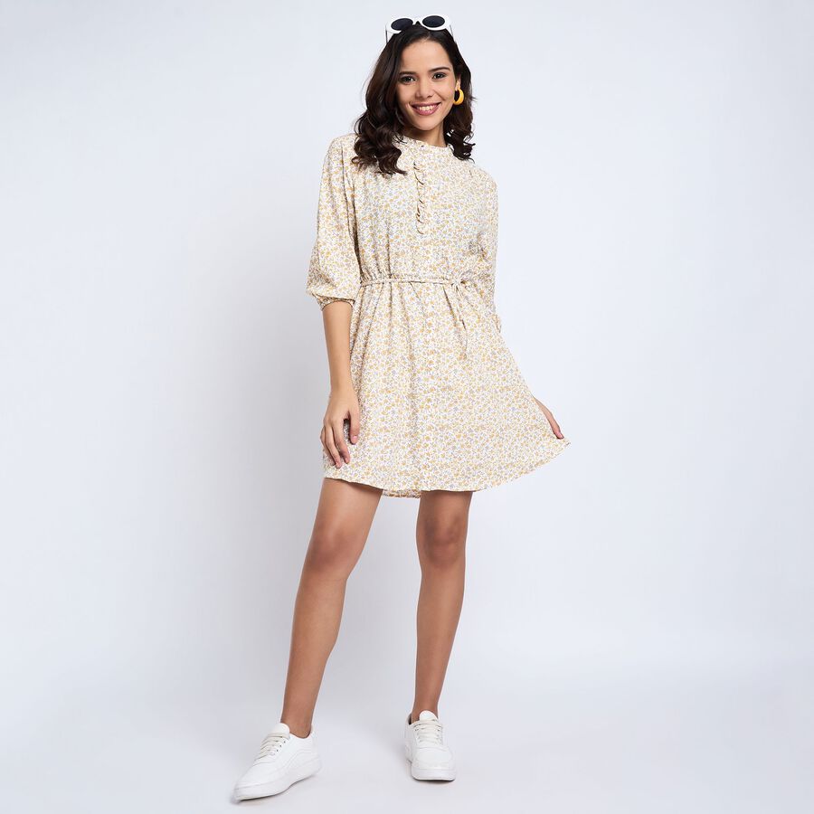 Ladies' Dress, पीला, large image number null