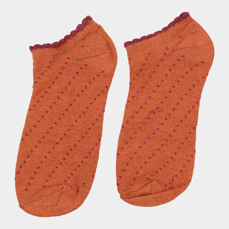 Printed Socks, Rust, large image number null