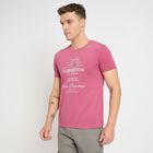 Men's Round Neck Half Sleeves T-Shirt, Light Pink, small image number null