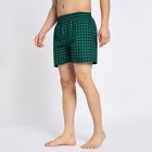 Men's 100% Cotton Boxers, Dark Green, small image number null