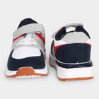 Boys' White Velcro Sneakers, सफ़ेद, small