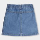 Girls' Skirt , मध्यम नीला, small image number null