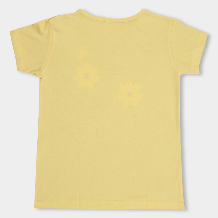 Girls' T-Shirt , Yellow, large image number null