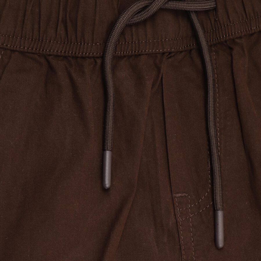 Boys' 100% Cotton Trousers , भूरा, large image number null