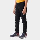 Boys' Black Drawstring Jeans, काला, small