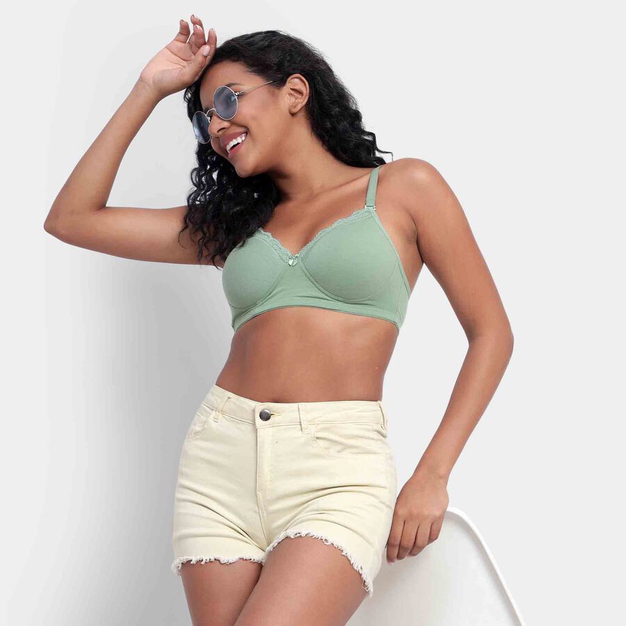 Solid Bra, Olive, large image number null