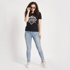 Round Neck T-Shirt, Black, small image number null