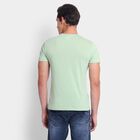 Men's Round Neck Half Sleeves T-Shirt, Light Green, small image number null