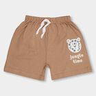 Infants' 100% Cotton Half Pant, Beige, small image number null