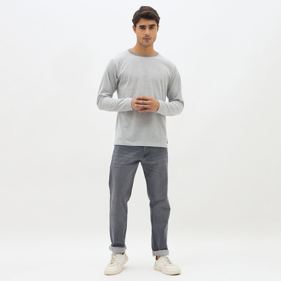 Men's T-Shirt , हल्का ग्रे, large image number null
