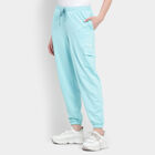 Solid Joggers, एक्वा, small image number null