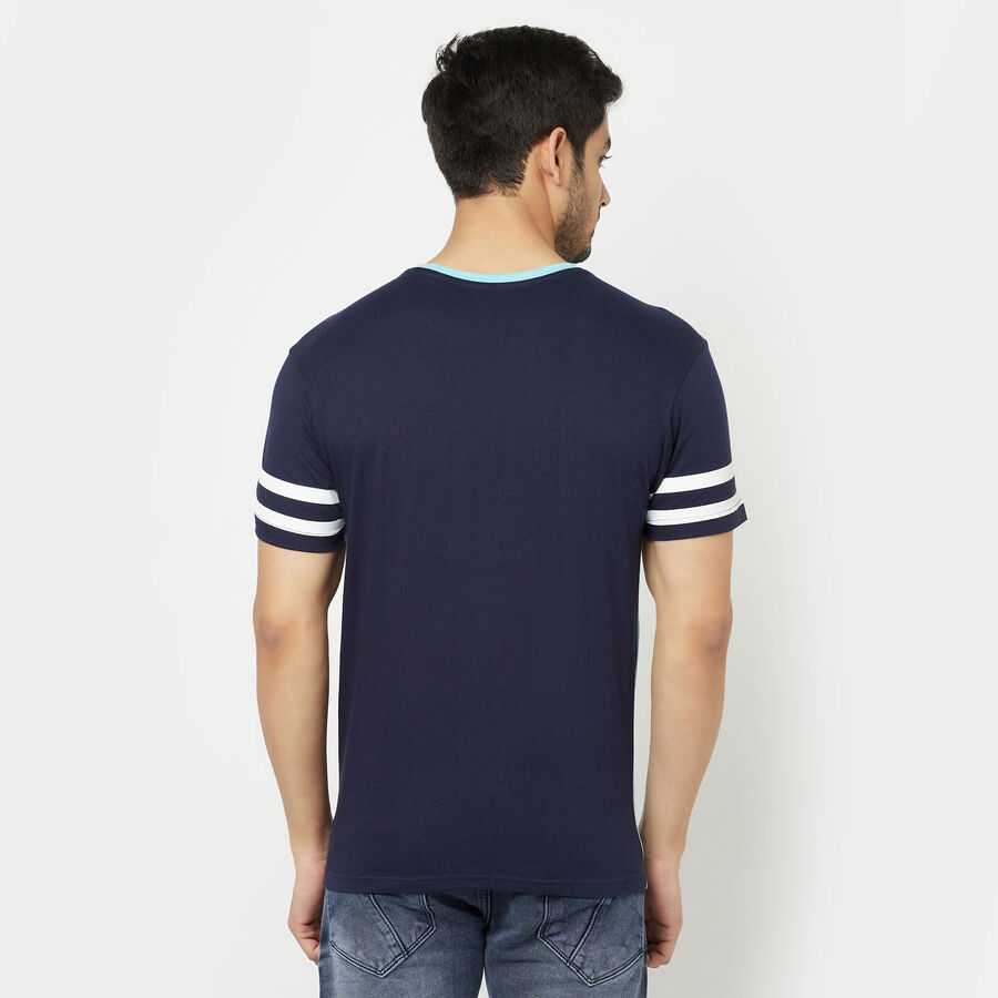 राउन्ड नेक टी-शर्ट, Light Blue, large image number null