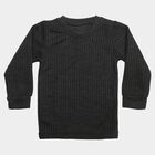 Boys Charcoal Long Sleeve Thermal, Charcoal, small