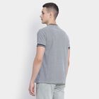 Solid Henley T-Shirt, Dark Grey, small image number null