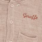 Infants Muted Beige Hooded Casual Pullover, गहरा पीला, small image number null