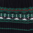 Boys' Dark Navy Blue Knitted Pom-Pom Winter Cap, Navy Blue, small image number null