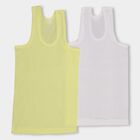 Boys' 100% Cotton Vest , Yellow, small image number null