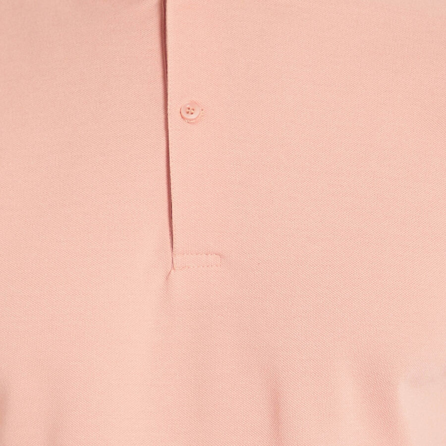 Solid Henley T-Shirt, Peach, large image number null