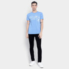 Round Neck T- Shirt, हल्का नीला, small image number null
