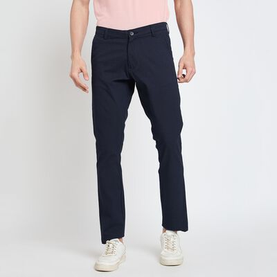 Men's Slim Fit Casual Trousers 