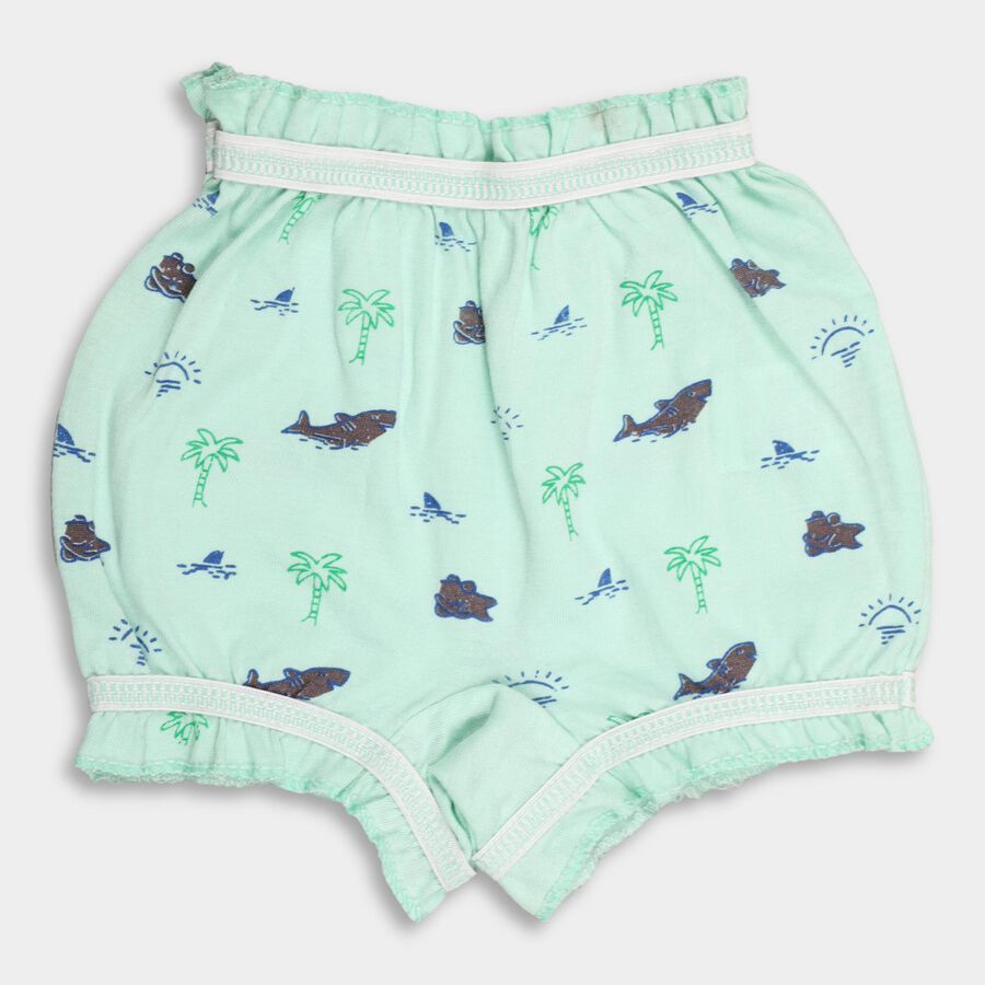 Infants' 100% Cotton Bloomer , Light Green, large