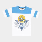 Boys Cut & Sew T-Shirt, हल्का नीला, small image number null