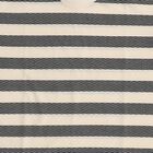 Boys Black and White Crew Neck Casual Half Sleeve T-Shirt, Black, small