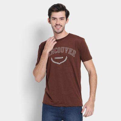 Men's Round Neck Half Sleeves T-Shirt 