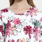 All Over Print Round Neck T-Shirt, White, small image number null