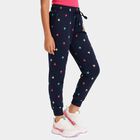 Girls' Pyjama, नेवी ब्लू, small
