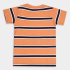 Boys' Cotton Half Sleeves T-Shirt, Rust, small image number null