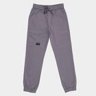 Boys Muted Steel Grey Regular Fit Jogger Trousers, Light Grey, small image number null