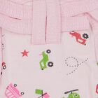 Infants Pink Printed Langot, गुलाबी, small