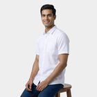Men's White Classic Casual Shirt, सफ़ेद, small