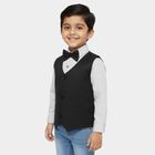 Boys Light Grey Cotton Classic Casual Shirt, हल्का ग्रे, small image number null