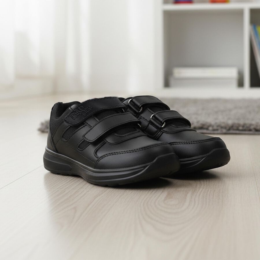 Boys' Shoes, काला, large