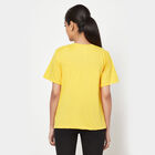 राउन्ड नेक टी-शर्ट, Yellow, small image number null